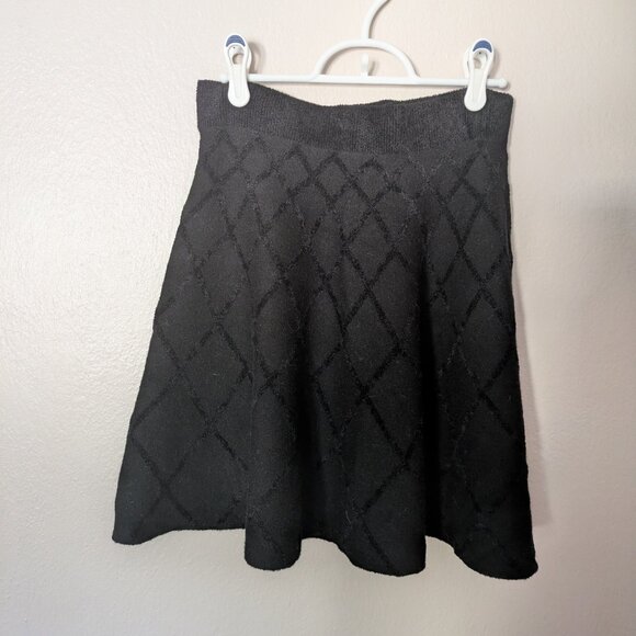 Maeve by Anthropologie Black Sweater Skirt - Picture 1 of 4